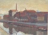 Canal de la Somme en hiver - Paysages d' Ile de France